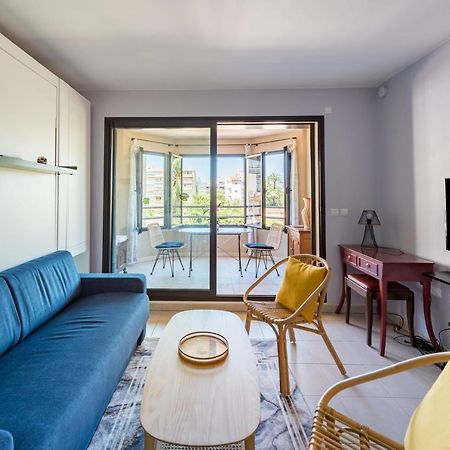 Beau Studio Veranda A Deux Pas De La Mer - Parking Inclus Juan-les-Pins Luaran gambar